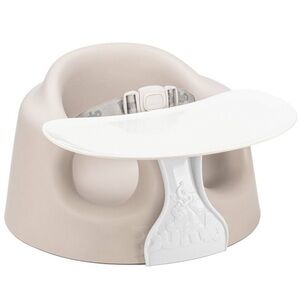Chicco Baby Booster Seat with White Tray - Taupe
